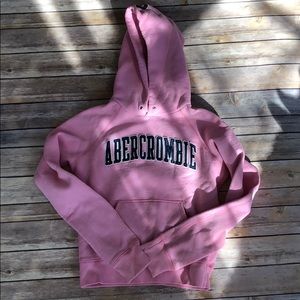 Abercrombie & Fitch Girls Pink Hooded Sweatshirt